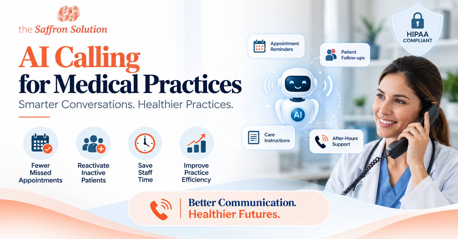 HIPAA Compliant AI calling for Medical Practices