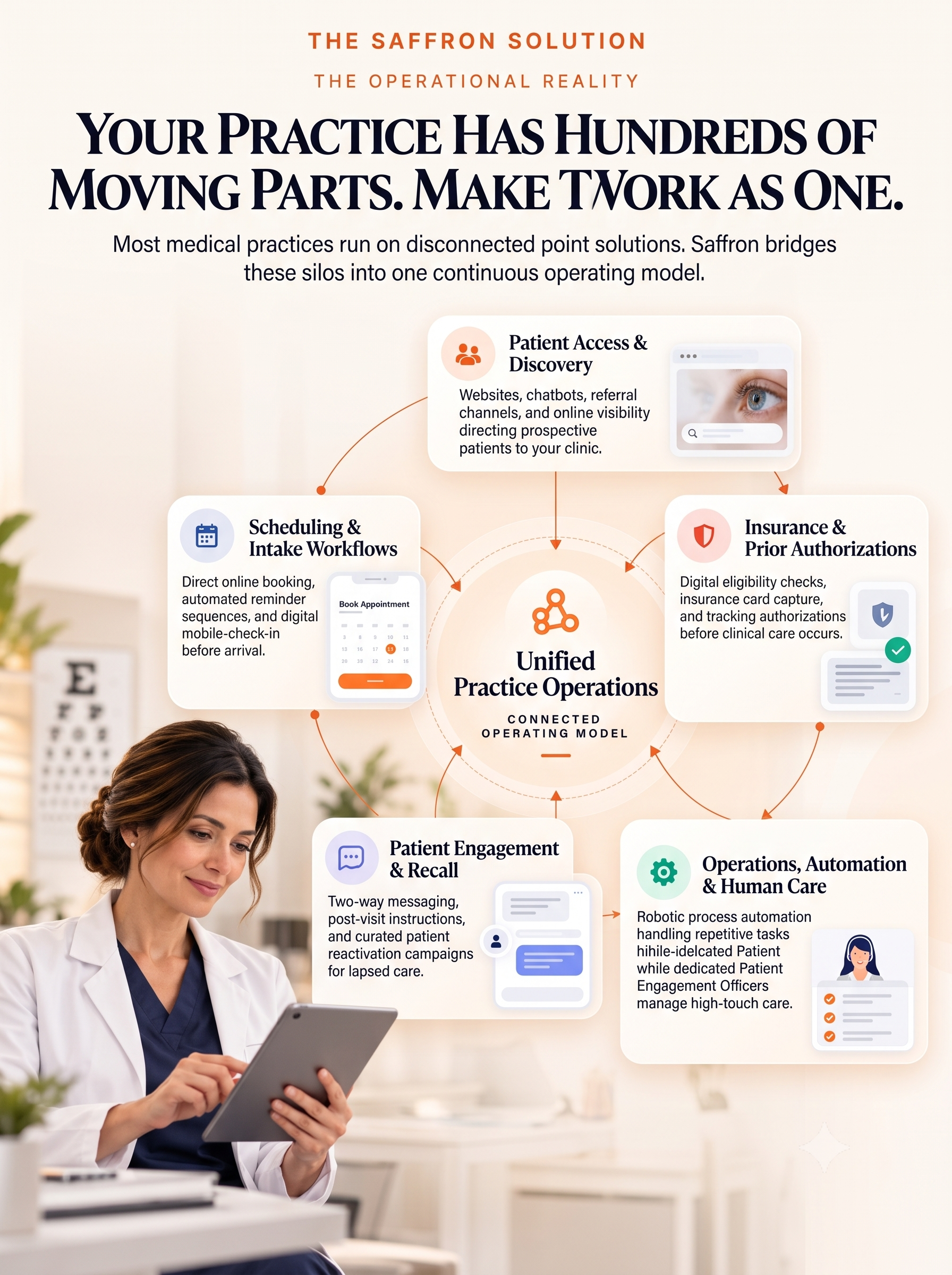 The Saffron Operating Ecosystem - Your practice has hundreds of moving parts, make them work as one